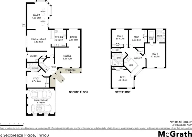 Floorplan of Homely house listing, 6 Seabreeze Place, Thirroul NSW 2515