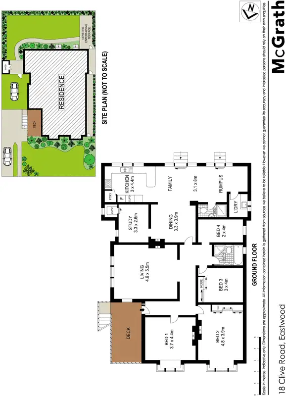 Floorplan of Homely house listing, 18 Clive Road, Eastwood NSW 2122