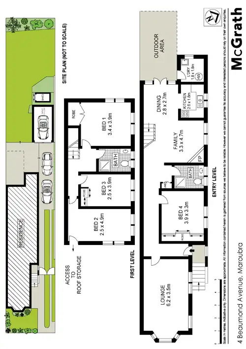 Floorplan of Homely house listing, 4 Beaumond Avenue, Maroubra NSW 2035