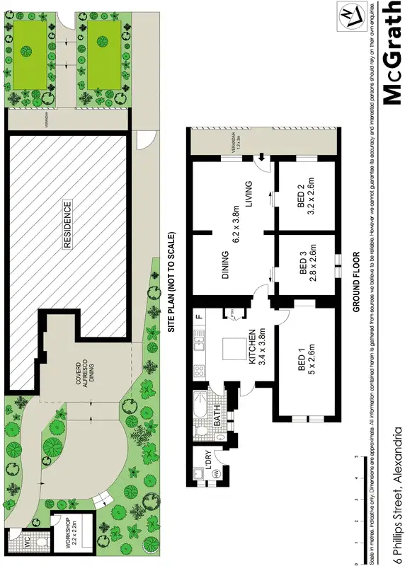Floorplan of Homely house listing, 6 Phillips Street, Alexandria NSW 2015