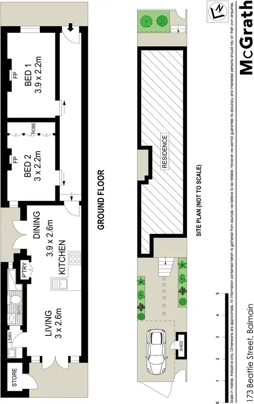 Floorplan of Homely house listing, 173 Beattie Street, Balmain NSW 2041