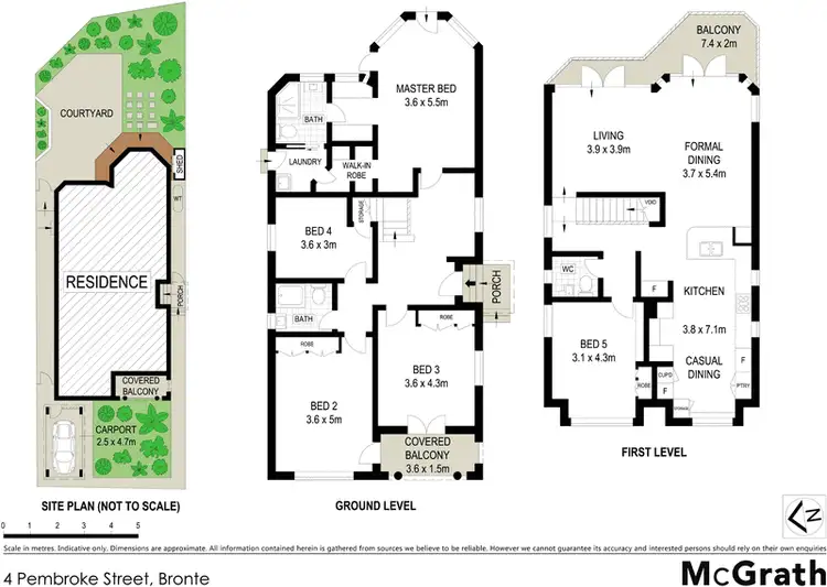Floorplan of Homely house listing, 4 Pembroke Street, Bronte NSW 2024