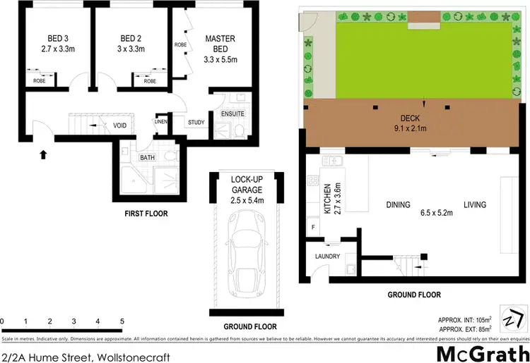 Floorplan of Homely apartment listing, 2/2A Hume Street, Wollstonecraft NSW 2065