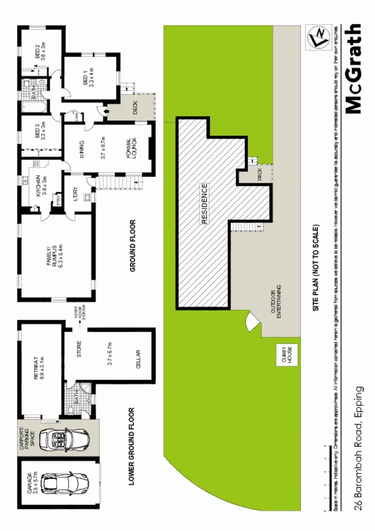 Floorplan of Homely house listing, 26 Barombah Road, Epping NSW 2121