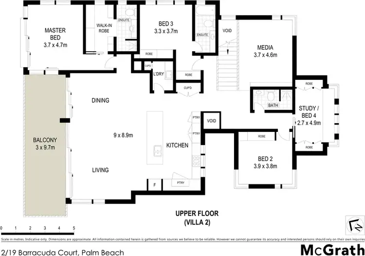 Floorplan of Homely house listing, 2/19 Barracuda Court, Palm Beach QLD 4221