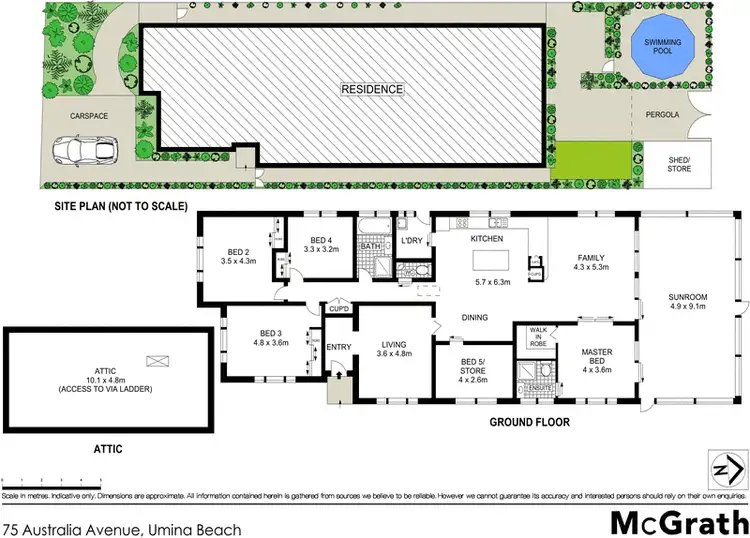 Floorplan of Homely house listing, 75 Australia Avenue, Umina Beach NSW 2257
