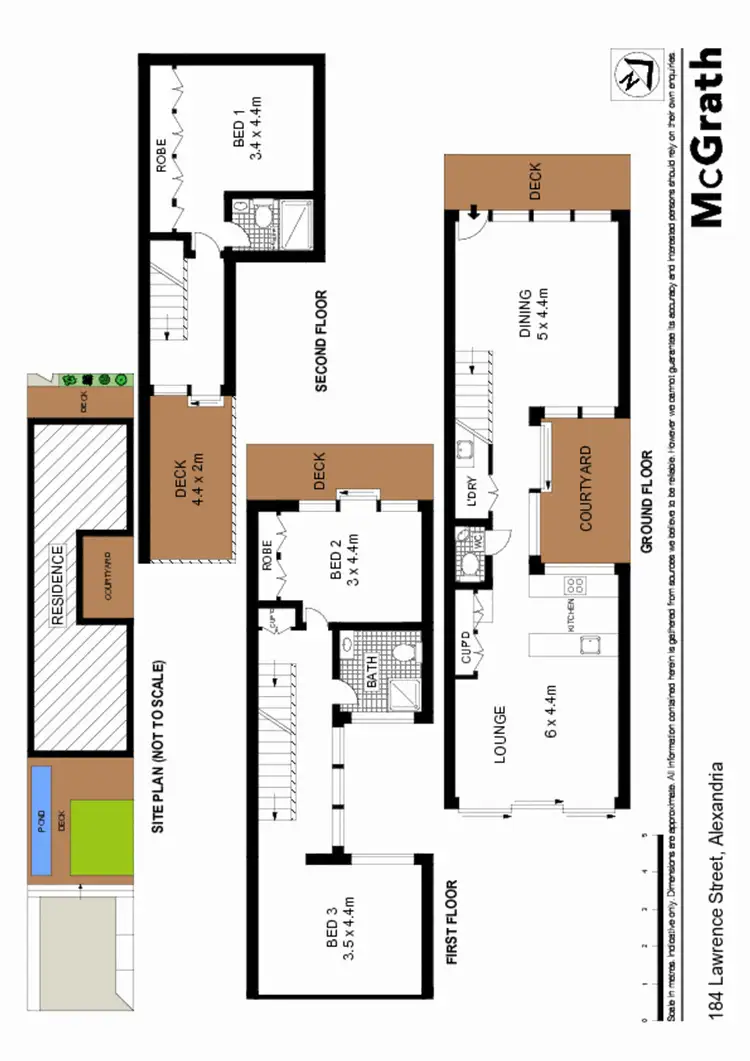 Floorplan of Homely house listing, 184 Lawrence Street, Alexandria NSW 2015