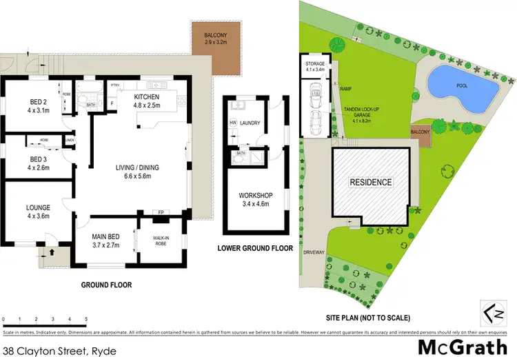 Floorplan of Homely house listing, 38 Clayton Street, Ryde NSW 2112
