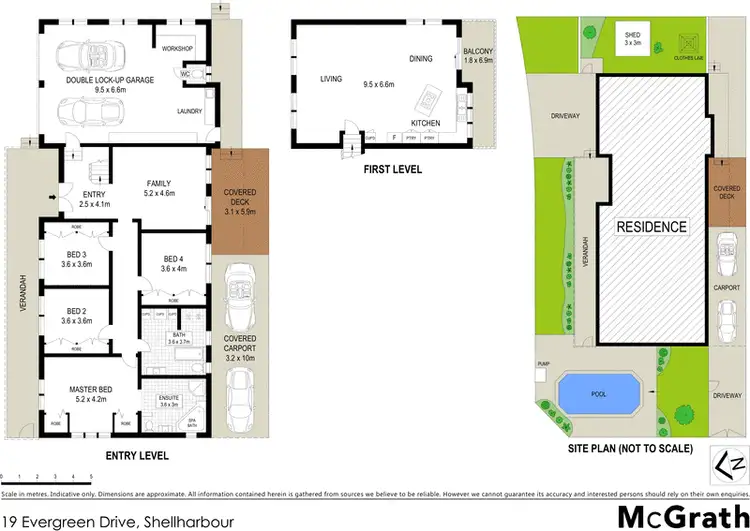 Floorplan of Homely house listing, 19 Evergreen Drive, Shellharbour NSW 2529