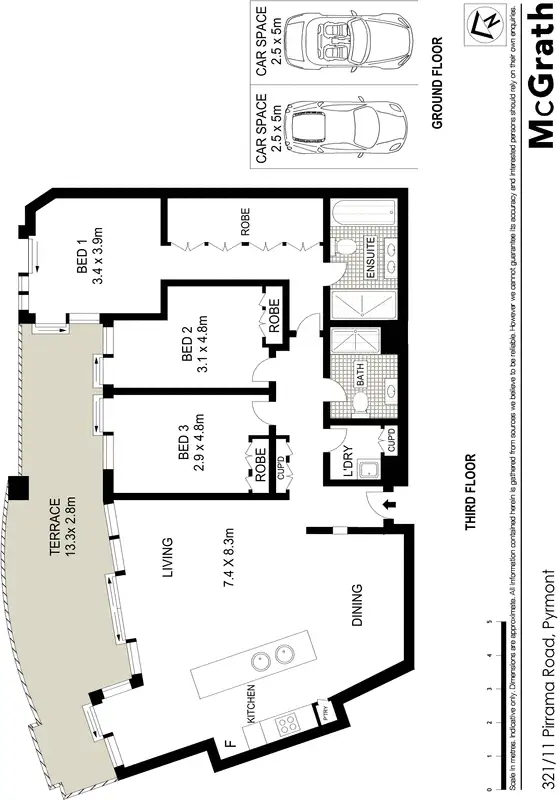 Floorplan of Homely apartment listing, 321/11 Pirrama Road, Pyrmont NSW 2009