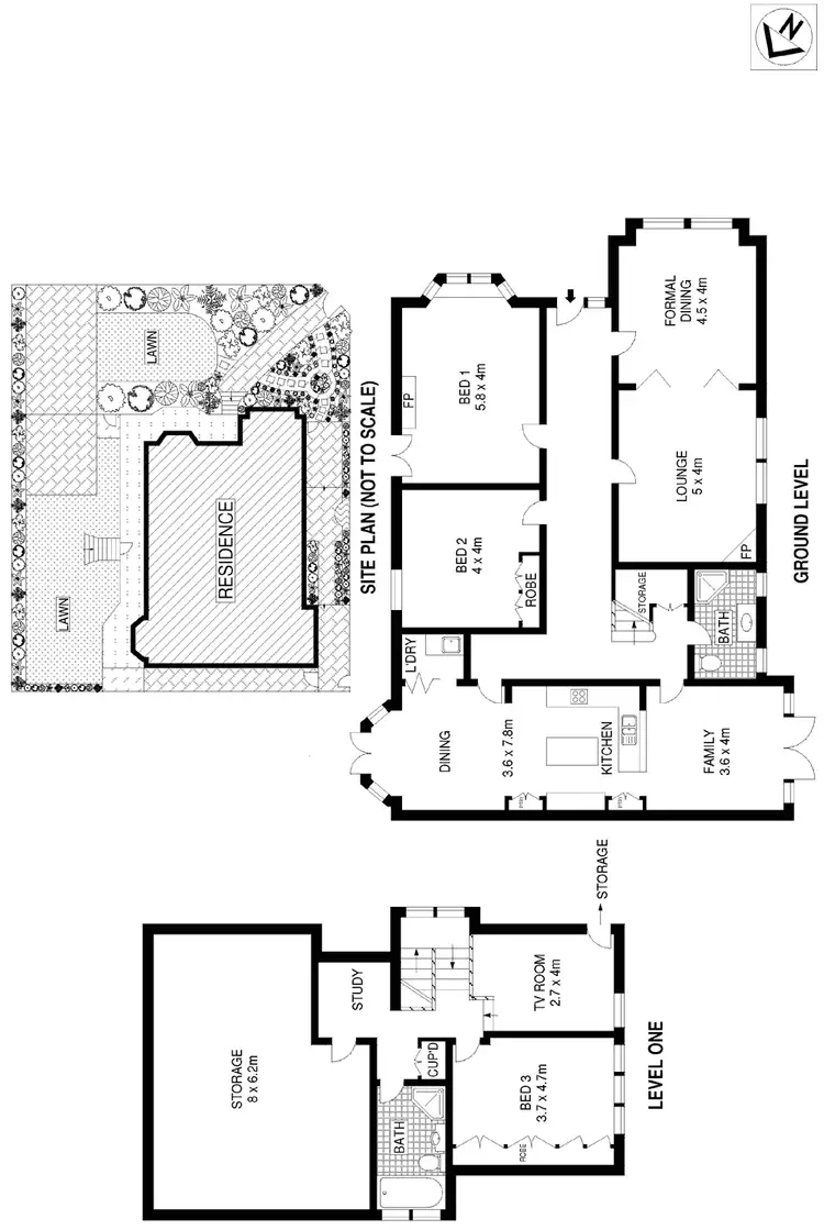 Floorplan of Homely house listing, 119 Ashley Street, Roseville NSW 2069