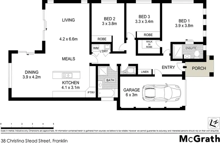 Floorplan of Homely house listing, 38 Christina Stead Street, Franklin ACT 2913