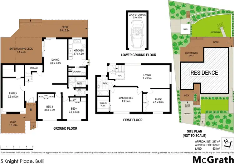 Floorplan of Homely house listing, 5 Knight Place, Bulli NSW 2516