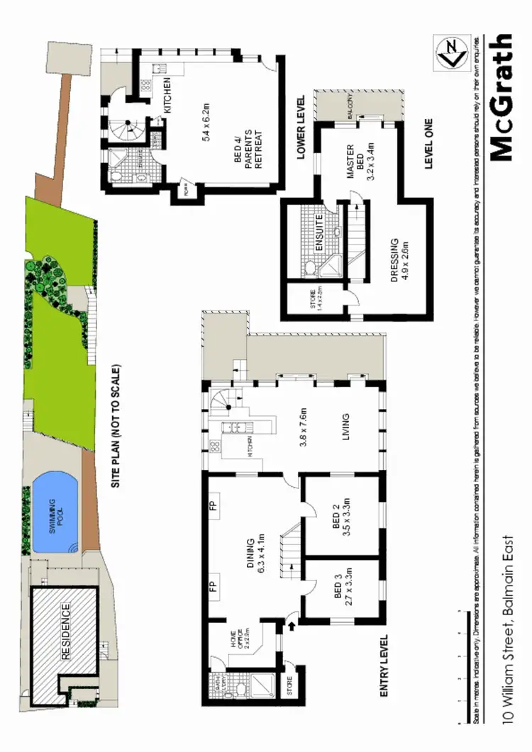 Floorplan of Homely house listing, William Street, Balmain East NSW 2041