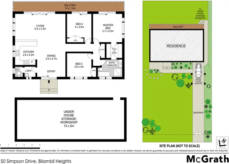 Floorplan of Homely house listing, 50 Simpson Drive, Bilambil Heights NSW 2486