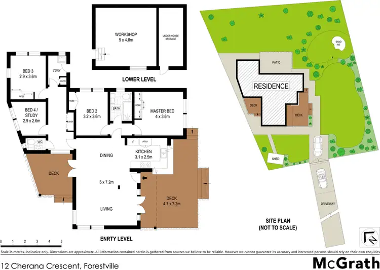 Floorplan of Homely house listing, 12 Cherana Crescent, Forestville NSW 2087