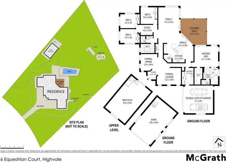 Floorplan of Homely house listing, 6 Equestrian Court, Highvale QLD 4520