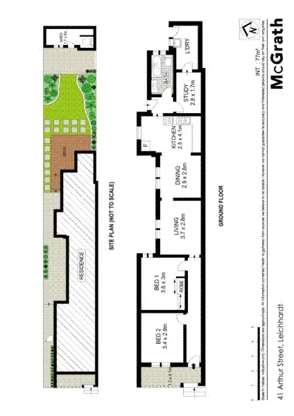 Floorplan of Homely house listing, 41 Arthur Street, Leichhardt NSW 2040