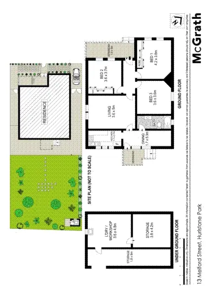 Floorplan of Homely house listing, 13 Melford Street, Hurlstone Park NSW 2193