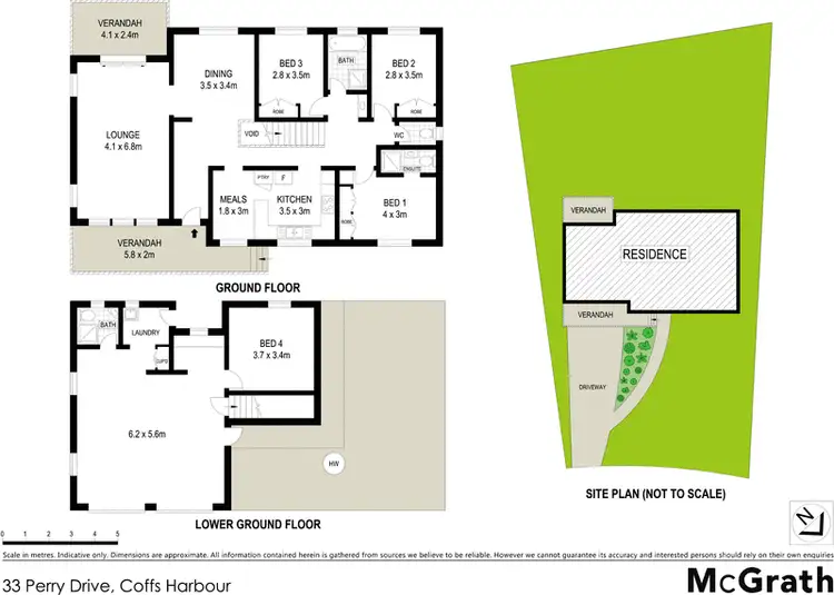 Floorplan of Homely house listing, 33 Perry Drive, Coffs Harbour NSW 2450