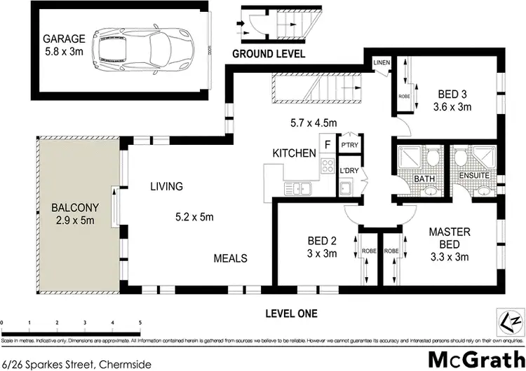 Floorplan of Homely apartment listing, 6/26 Sparkes Street, Chermside QLD 4032
