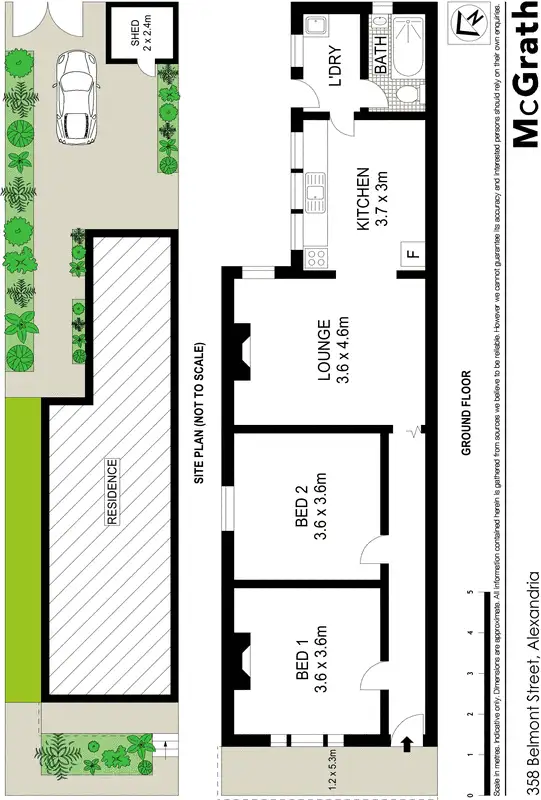 Floorplan of Homely house listing, 358 Belmont Street, Alexandria NSW 2015
