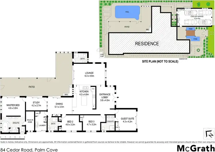 Floorplan of Homely house listing, 84 Cedar Road, Palm Cove QLD 4879