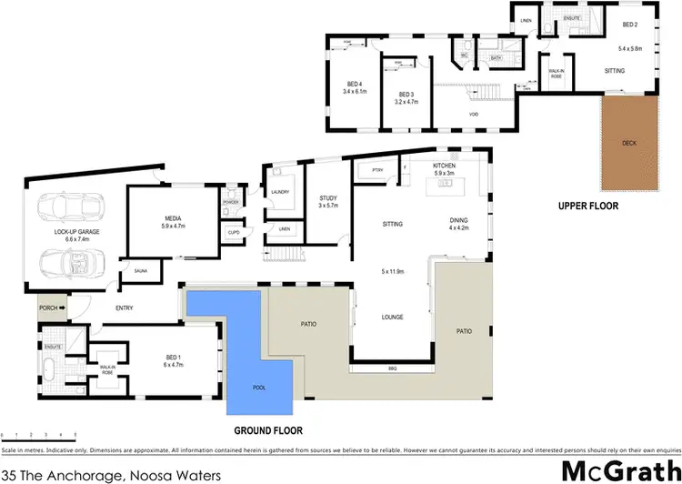 Floorplan of Homely house listing, 35 The Anchorage, Noosa Waters QLD 4566