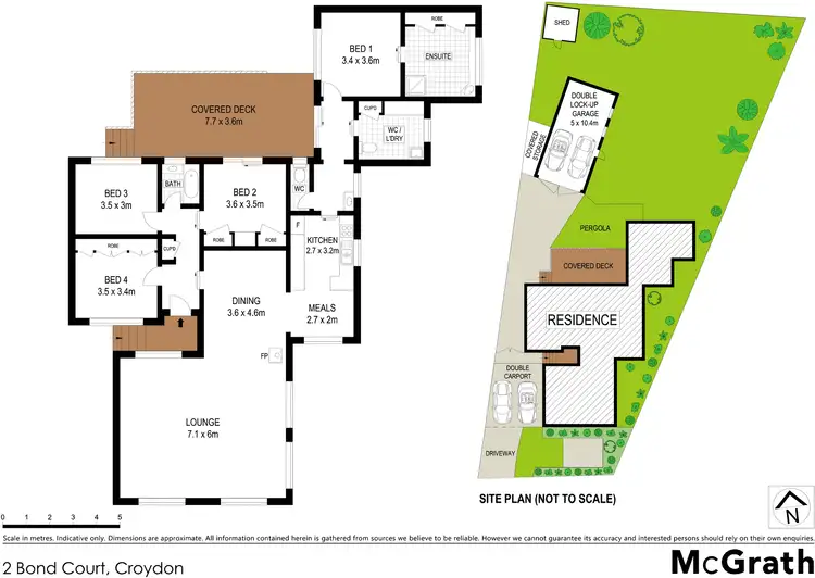 Floorplan of Homely house listing, 2 Bond Court, Croydon VIC 3136
