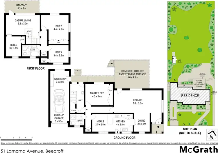 Floorplan of Homely house listing, 51 Lamorna Avenue, Beecroft NSW 2119