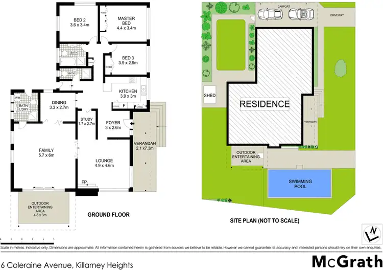 Floorplan of Homely house listing, 6 Coleraine Avenue, Killarney Heights NSW 2087