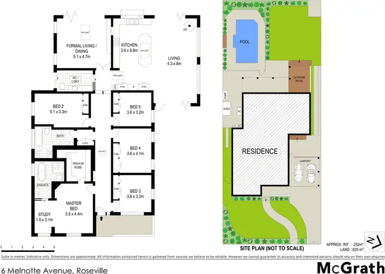 Floorplan of Homely house listing, 6 Melnotte Avenue, Roseville NSW 2069