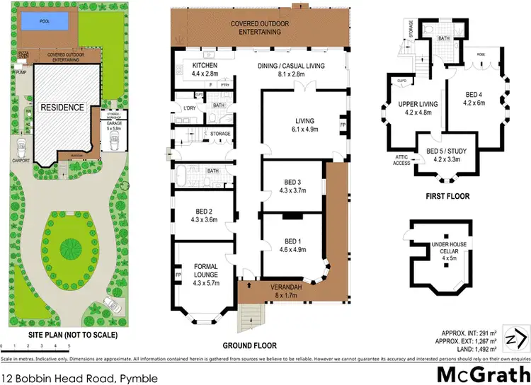 Floorplan of Homely house listing, 12 Bobbin Head Road, Pymble NSW 2073