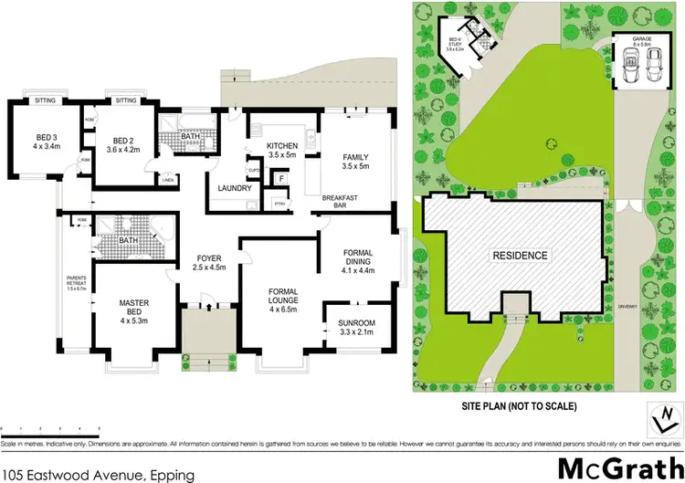 Floorplan of Homely house listing, 105 Eastwood Avenue, Epping NSW 2121