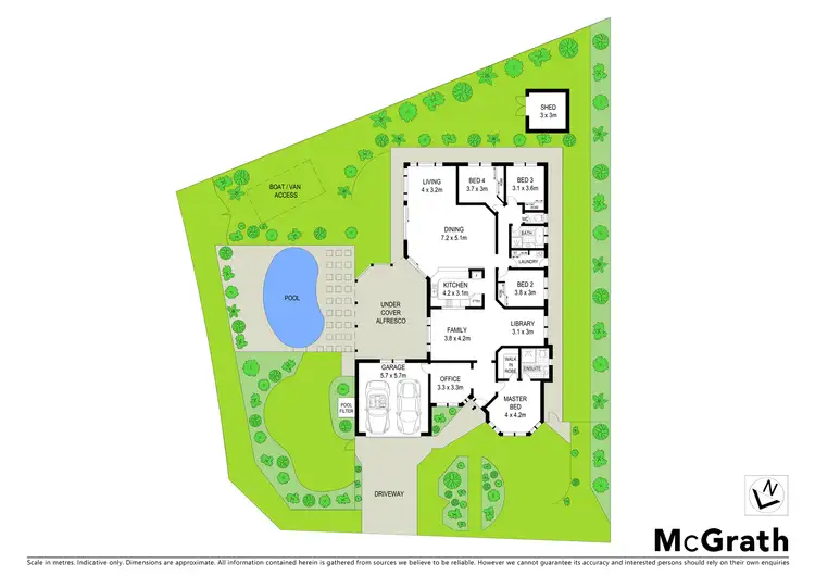 Floorplan of Homely house listing, 1 Buncrana Terrace, Banora Point NSW 2486