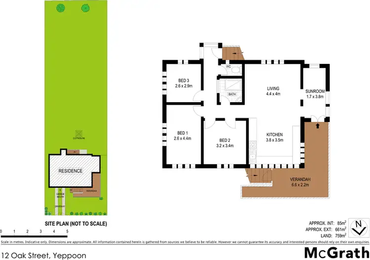 Floorplan of Homely house listing, 12 Oak Street, Yeppoon QLD 4703