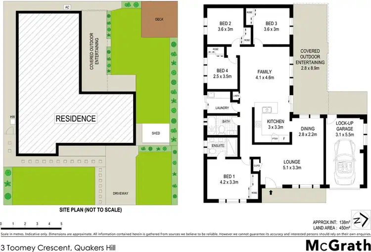 Floorplan of Homely house listing, 3 Toomey Crescent, Quakers Hill NSW 2763