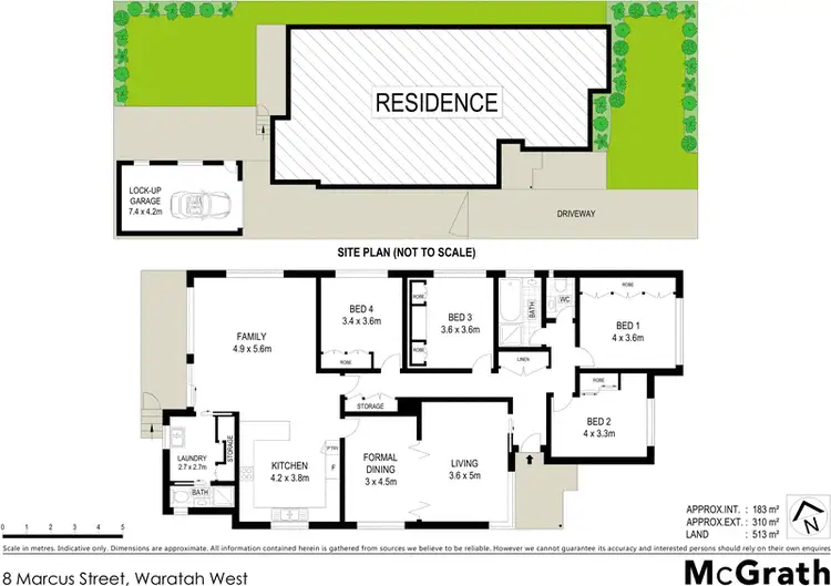 Floorplan of Homely house listing, 8 Marcus Street, Waratah West NSW 2298