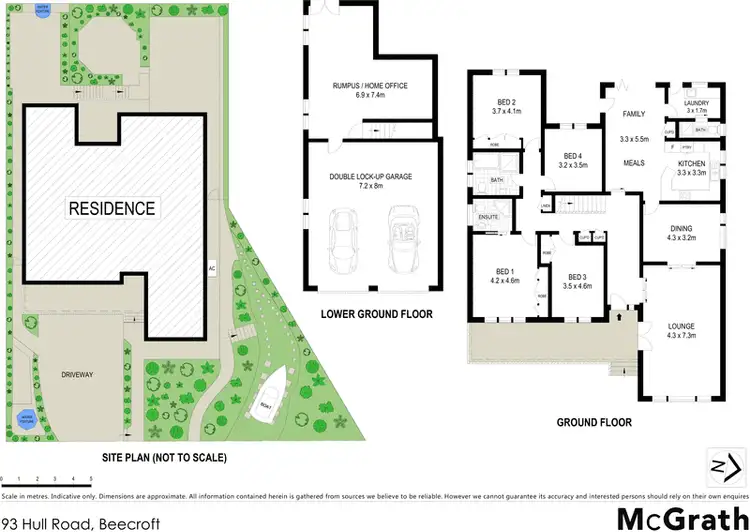 Floorplan of Homely house listing, 93 Hull Road, Beecroft NSW 2119