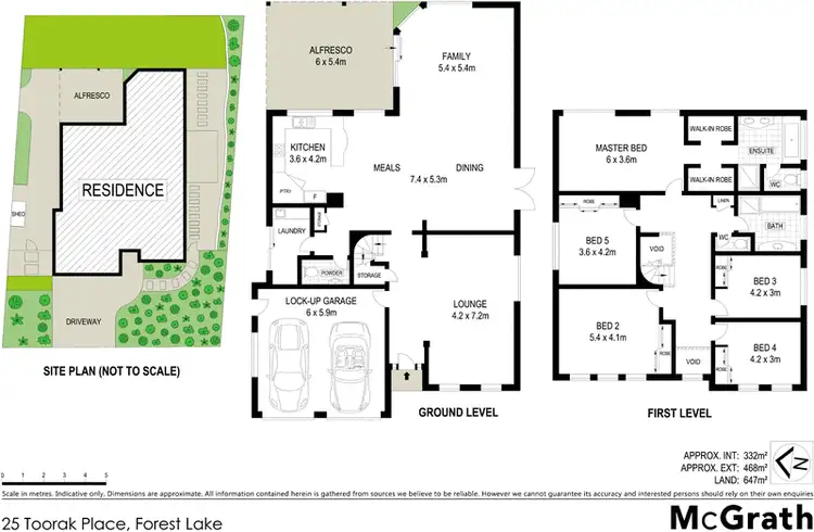Floorplan of Homely house listing, 25 Toorak Place, Forest Lake QLD 4078