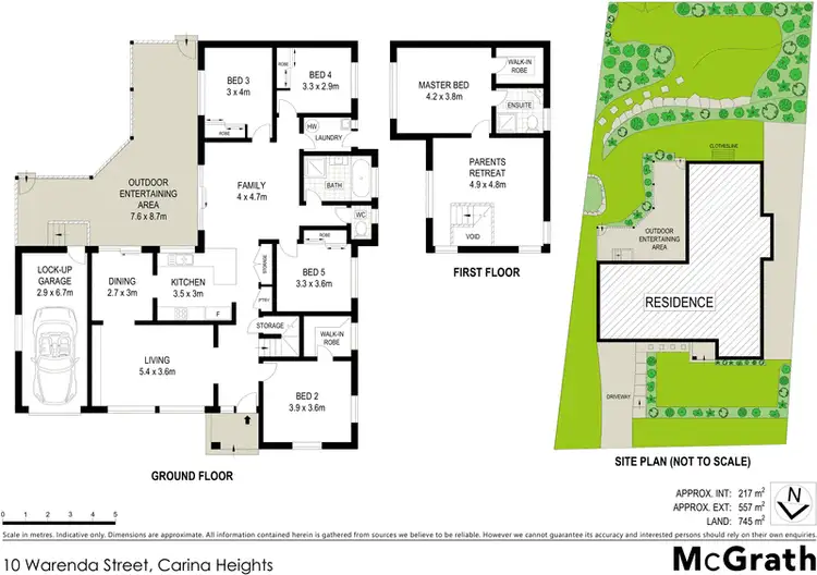 Floorplan of Homely house listing, 10 Warenda Street, Carina Heights QLD 4152