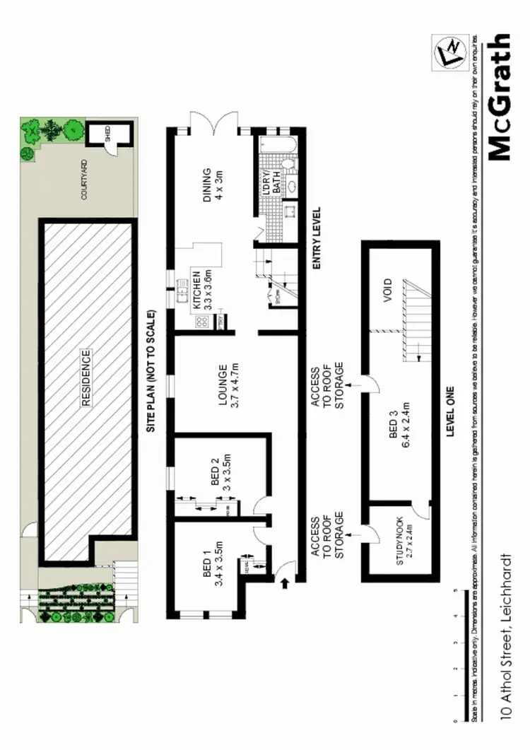 Floorplan of Homely house listing, 10 Athol Street, Leichhardt NSW 2040