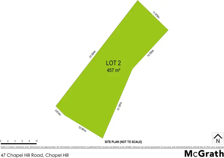Floorplan of Homely land listing, 47 Chapel Hill Road, Chapel Hill QLD 4069