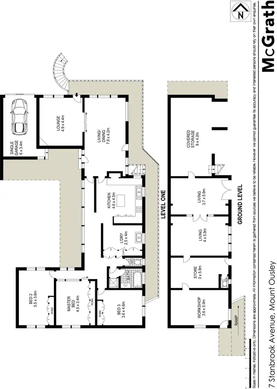 Floorplan of Homely house listing, 7 Stanbrook Avenue, Mount Ousley NSW 2519