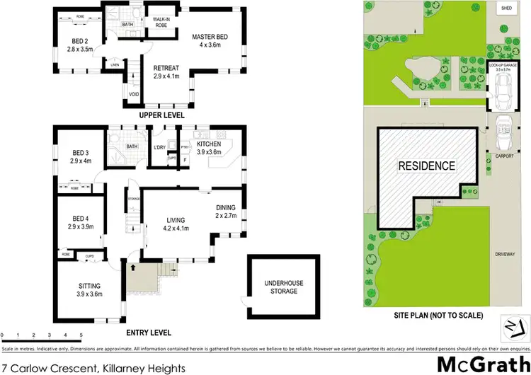 Floorplan of Homely house listing, 7 Carlow Crescent, Killarney Heights NSW 2087