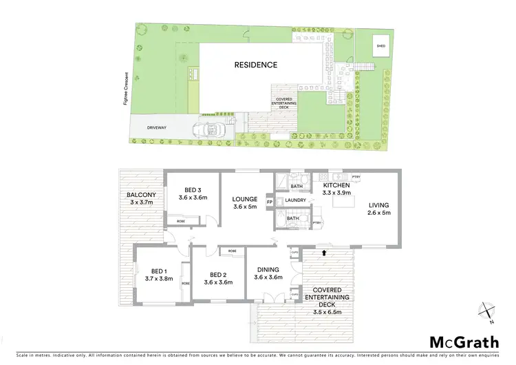 Floorplan of Homely house listing, 62 Figtree Crescent, Figtree NSW 2525