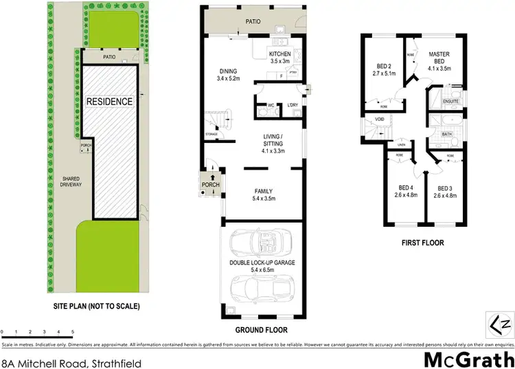 Floorplan of Homely house listing, 8A Mitchell Road, Strathfield NSW 2135