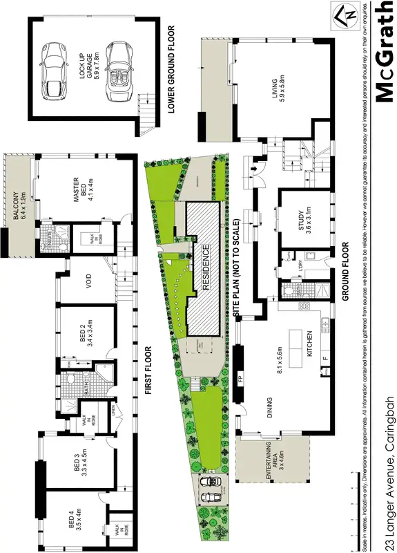 Floorplan of Homely house listing, 23 Langer Avenue, Caringbah NSW 2229