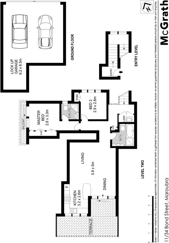 Floorplan of Homely apartment listing, 11/34 Bond Street, Maroubra NSW 2035