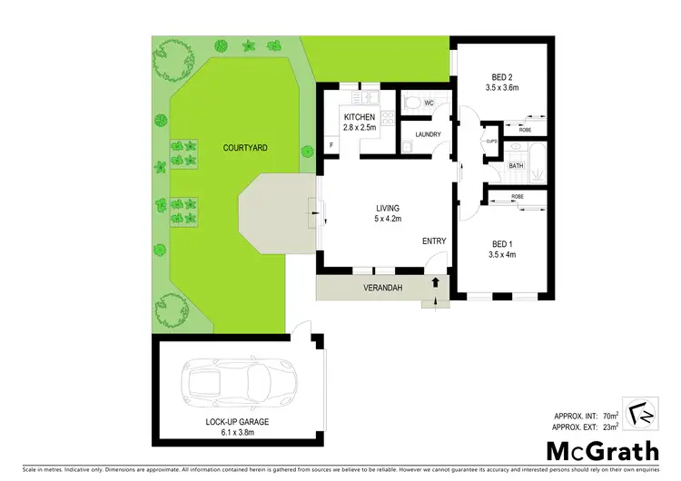 Floorplan of Homely unit listing, 6/361 Bayswater Road, Bayswater North VIC 3153